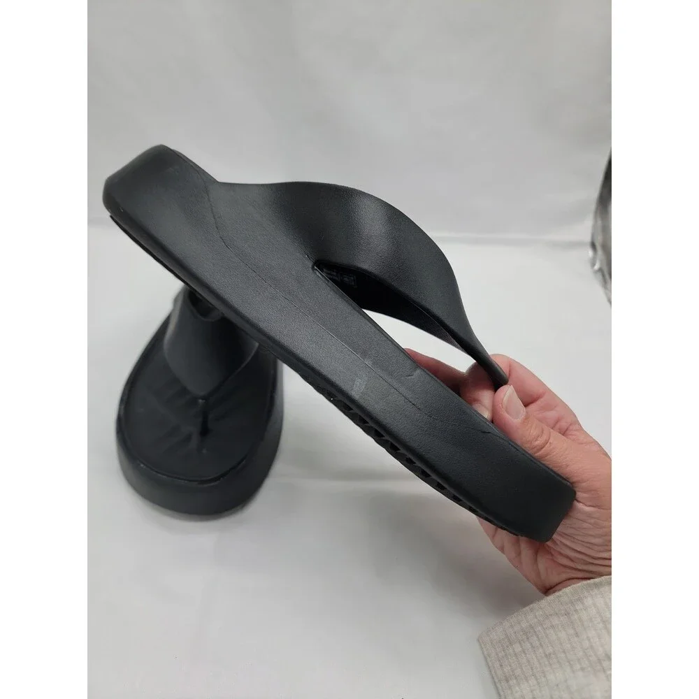 Crocs Getaway Platform Sandals Womens 9 Black